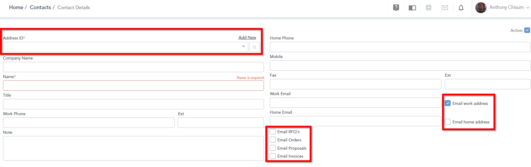 Address Management