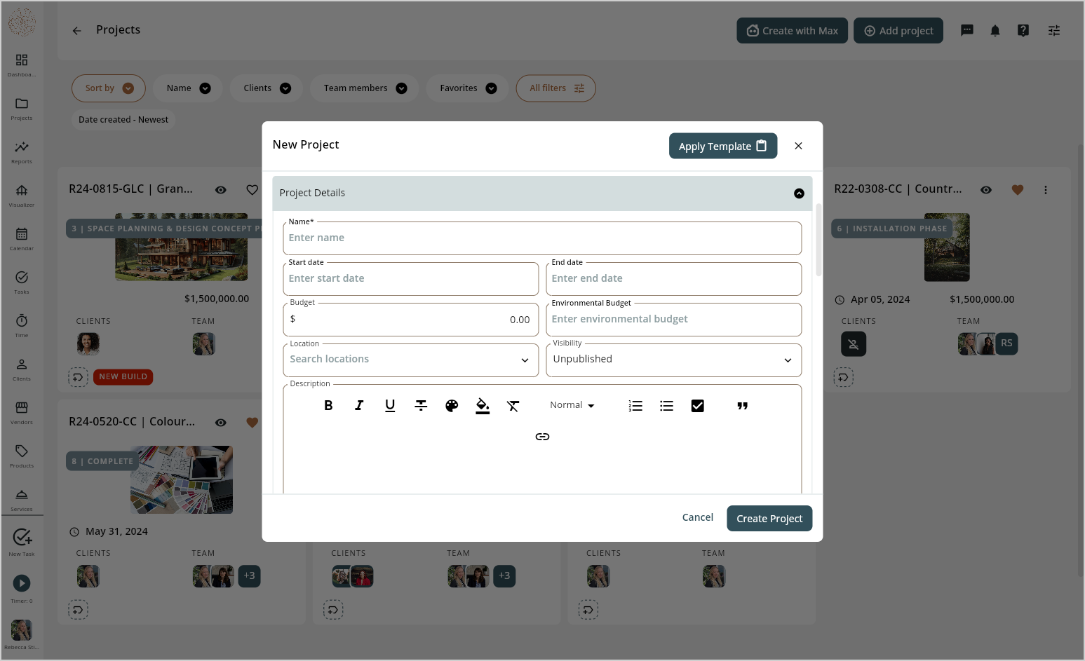 How to Create a Project